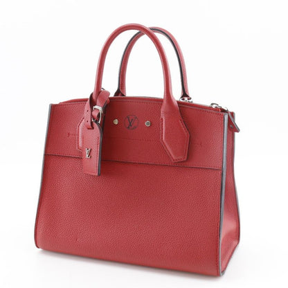 Louis Vuitton City Steamer PM 2-Way Shoulder Ca Furuge Red Handbag