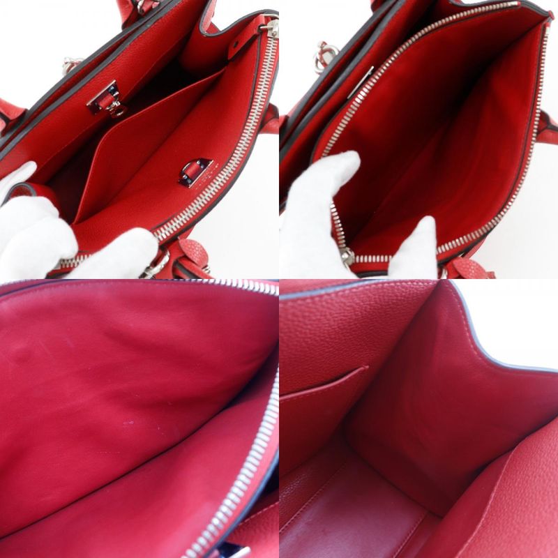 Louis Vuitton City Steamer PM 2-Way Shoulder Ca Furuge Red Handbag