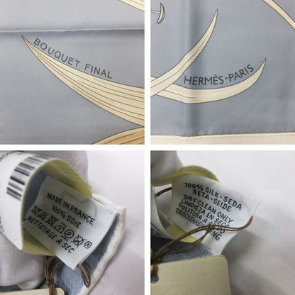 Hermes Carre 90 Bouquet Final Last Blue