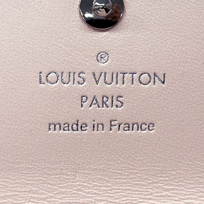 Louis Vuitton Key Case Monogram Mahina Multicles 4 Magnolia Key Holder