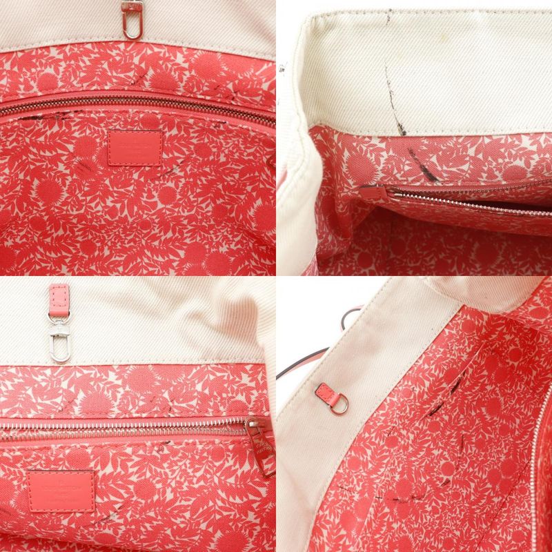 Louis Vuitton Cabas MM Summer Collection Canvas Corail Ivory Pink
