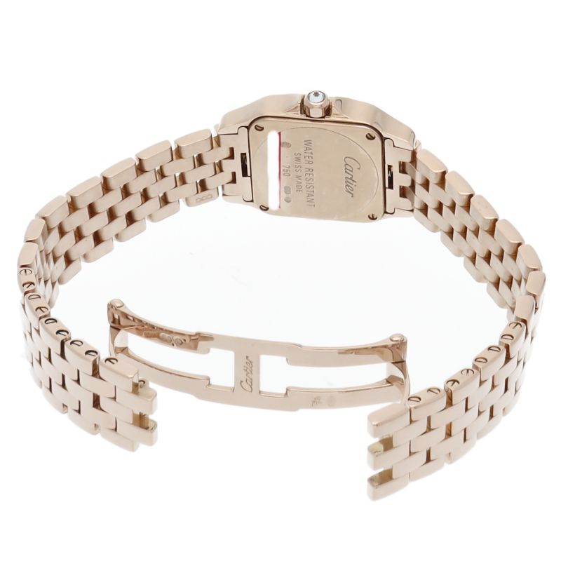 Cartier Santos de Moiselle SM Watch Diamond Bezel Box Repair