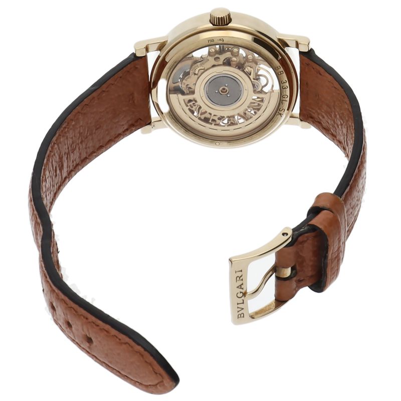 Bvlgari Skeleton Watch 18K Yellow Gold