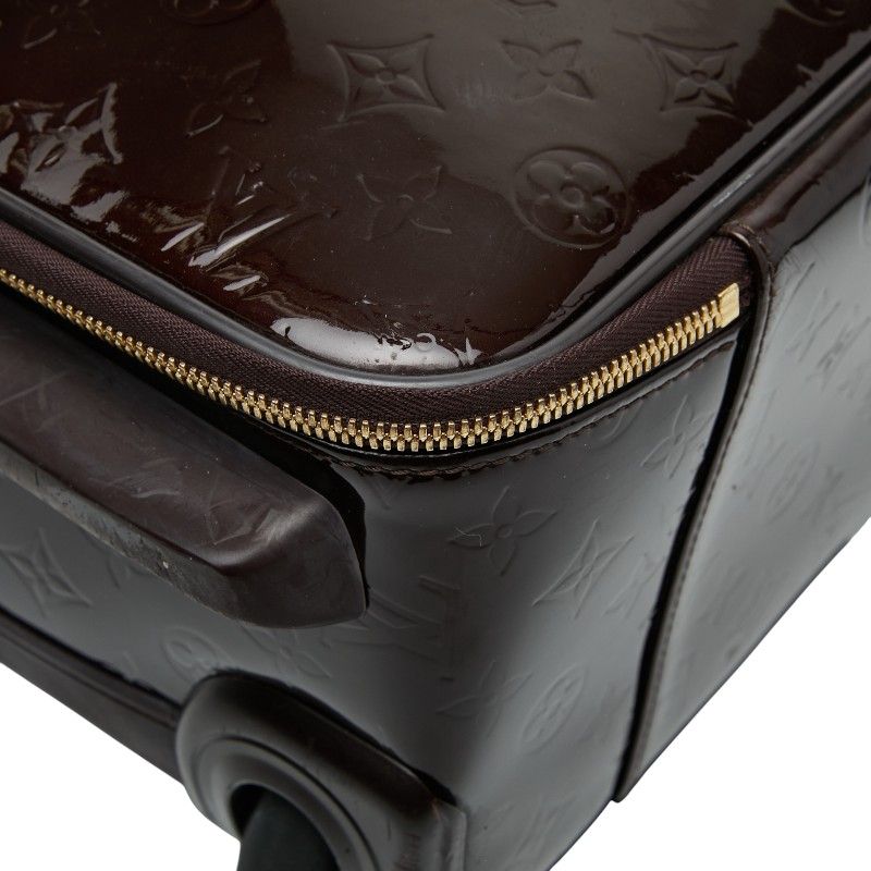 Louis Vuitton Monogram Vernis Pegase 45 Travel Bag Suitcase Amarante
