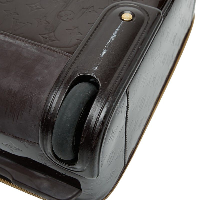 Louis Vuitton Monogram Vernis Pegase 45 Travel Bag Suitcase Amarante