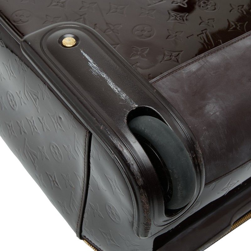 Louis Vuitton Monogram Vernis Pegase 45 Travel Bag Suitcase Amarante