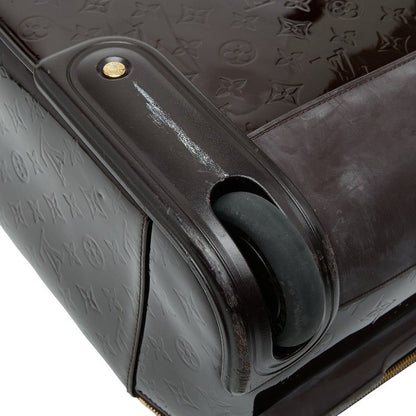 Louis Vuitton Monogram Vernis Pegase 45 Travel Bag Suitcase Amarante