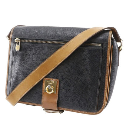 Celine Vintage Calf Black Shoulder Bag