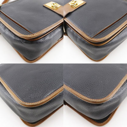Celine Vintage Calf Black Shoulder Bag