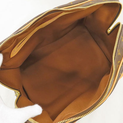 Louis Vuitton Carrier Monogram Boston Bag Brown Gold