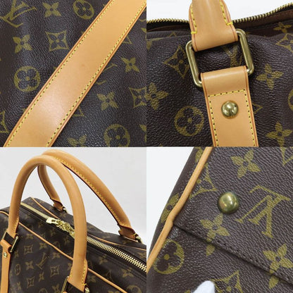 Louis Vuitton Carrier Monogram Boston Bag Brown Gold
