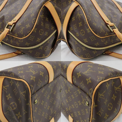 Louis Vuitton Carrier Monogram Boston Bag Brown Gold