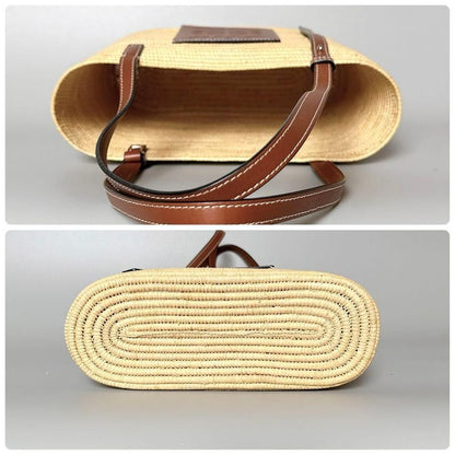Loewe Square Basket Anagram Tote
