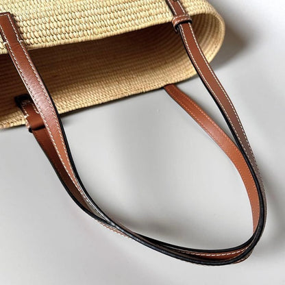 Loewe Square Basket Anagram Tote