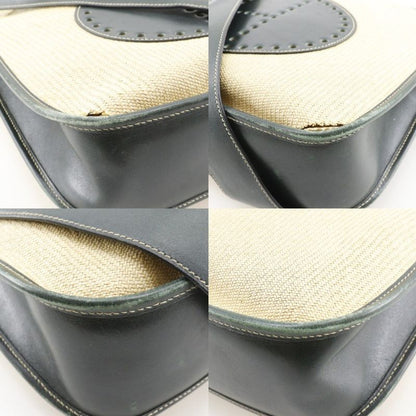 Hermes Evelyne 1 GM Straw Beige Green Shoulder Bag