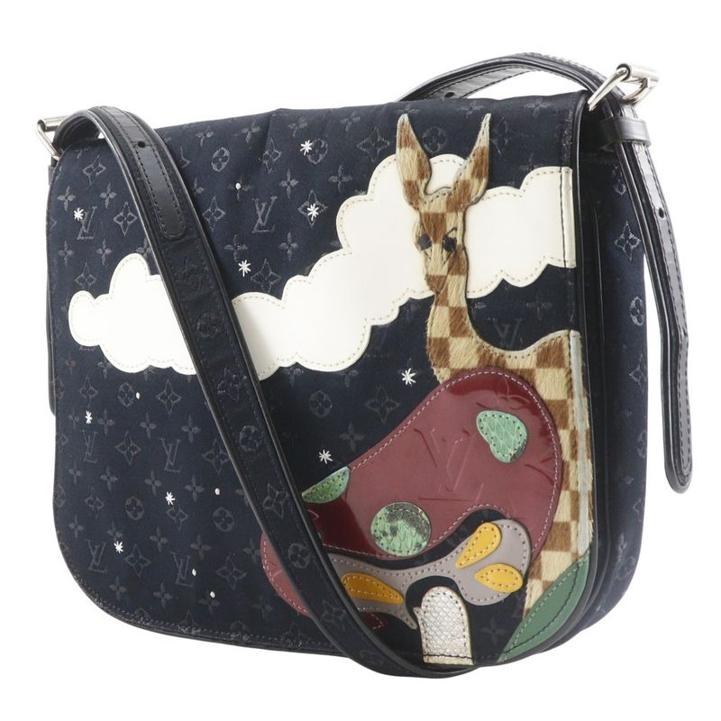 Louis Vuitton Musette Comte de Fait Monogram Satin Vernis Shoulder Bag