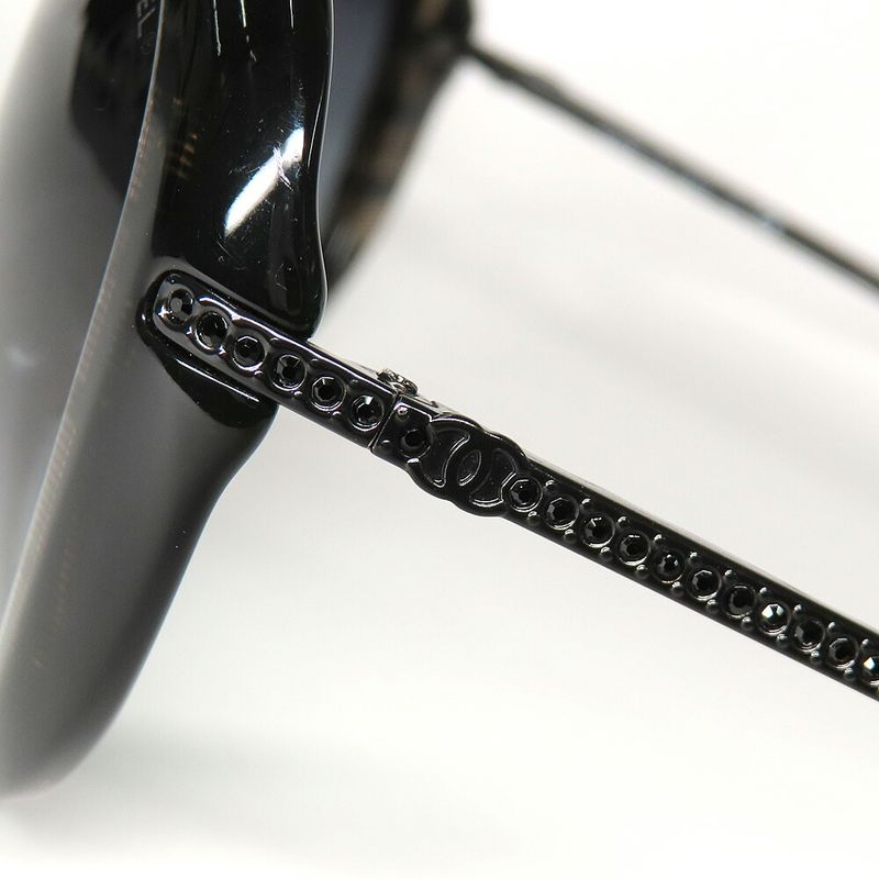 Chanel CC Logo Sunglasses Black
