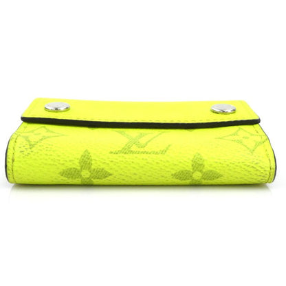 Louis Vuitton Trifold Wallet Taiga Llama Discovery Compact