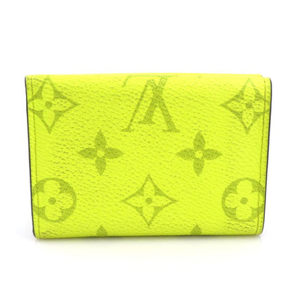 Louis Vuitton Trifold Wallet Taiga Llama Discovery Compact
