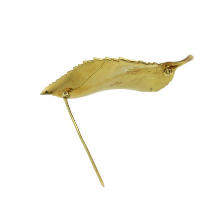 Tiffany & Co. Leaf 18K Yellow Gold 750 Brooch