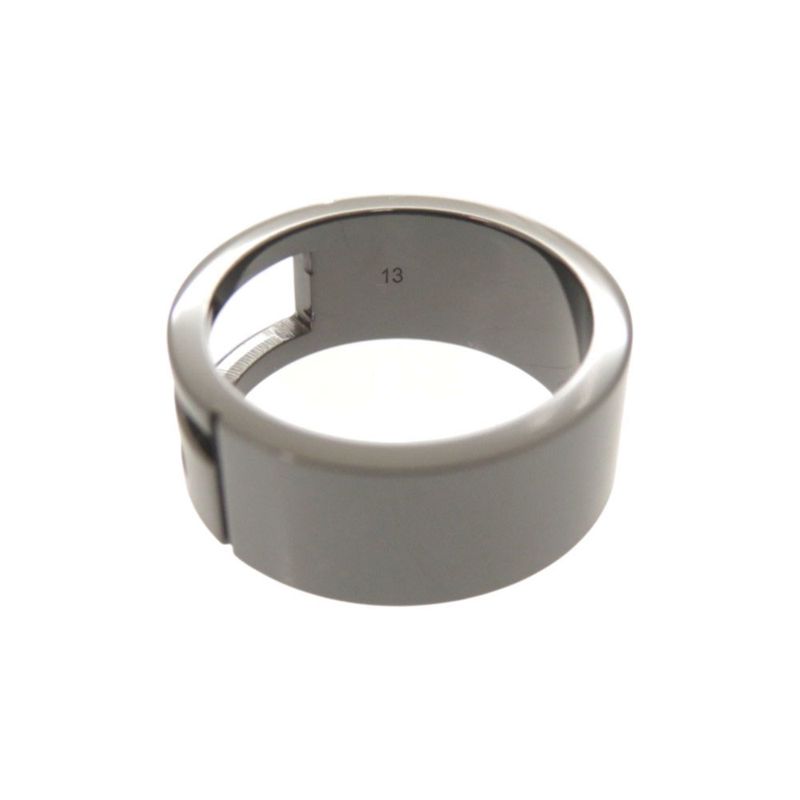Gucci Cutout Gunmetal Ring