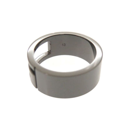Gucci Cutout Gunmetal Ring