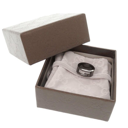 Gucci Cutout Gunmetal Ring