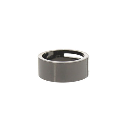 Gucci Cutout Gunmetal Ring
