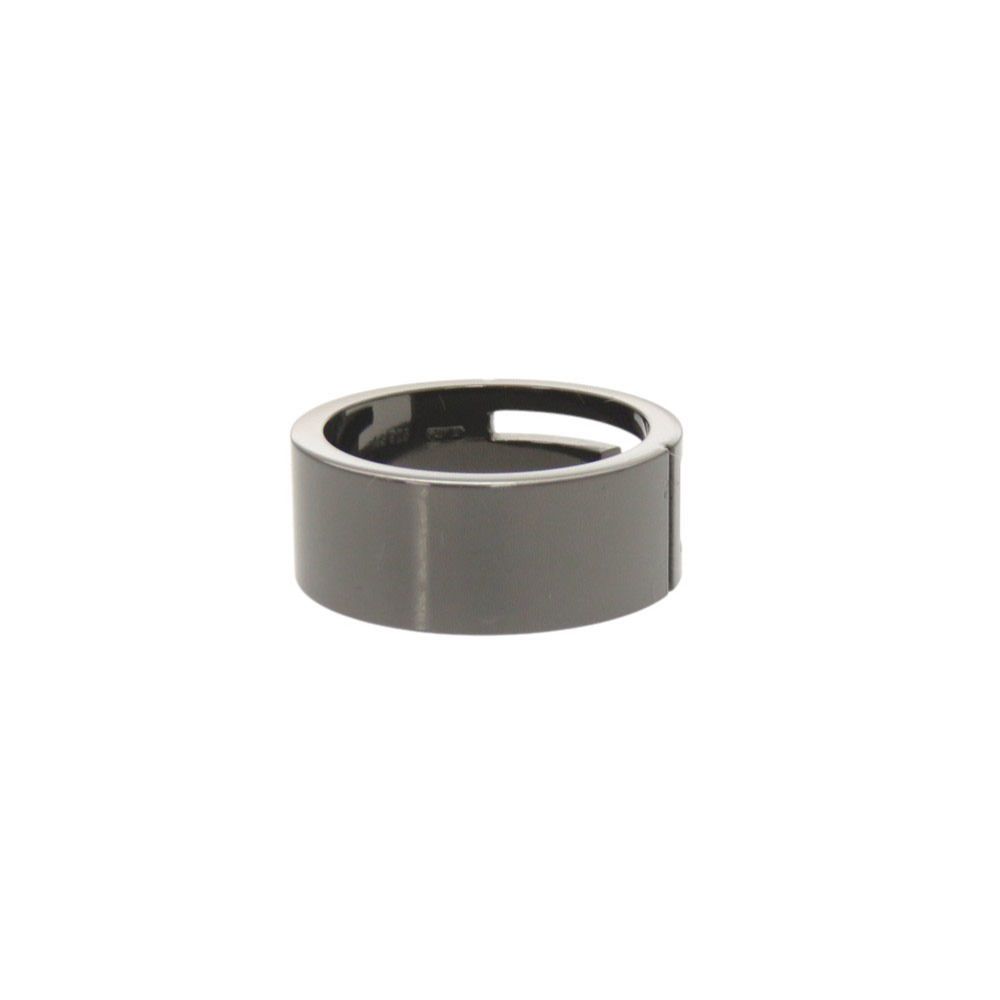 Gucci Cutout Gunmetal Ring