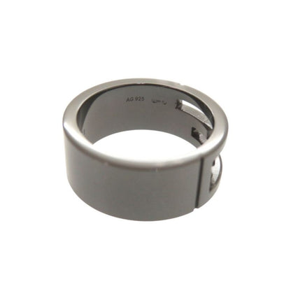 Gucci Cutout Gunmetal Ring