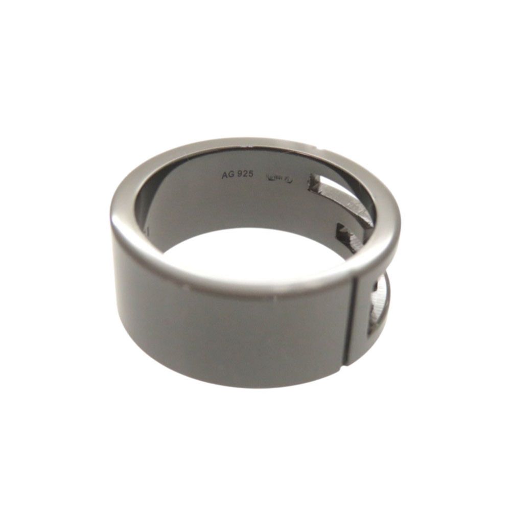 Gucci Cutout Gunmetal Ring