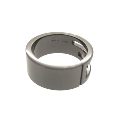 Gucci Cutout Gunmetal Ring