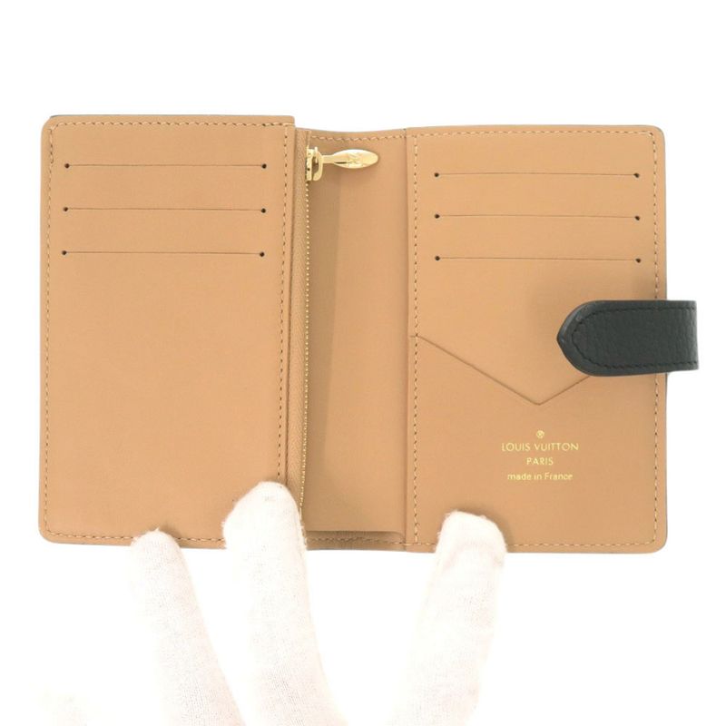 Louis Vuitton LV Vertical Wallet Compact IC Taurillon Leather