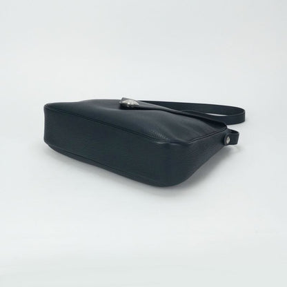 Hermes Christine 35 Shoulder Bag Buffalo Blue Obscure