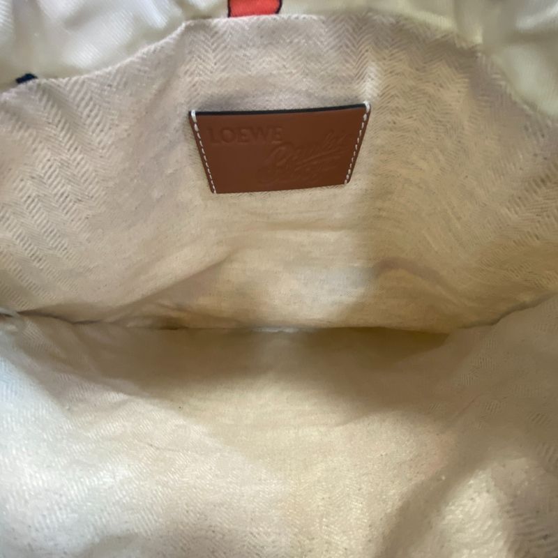 Loewe Paula's Ibiza Bird Motif Drawstring Pouch