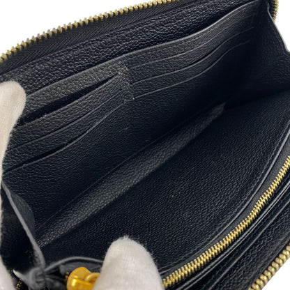 Louis Vuitton Zippy Wallet Leather Black