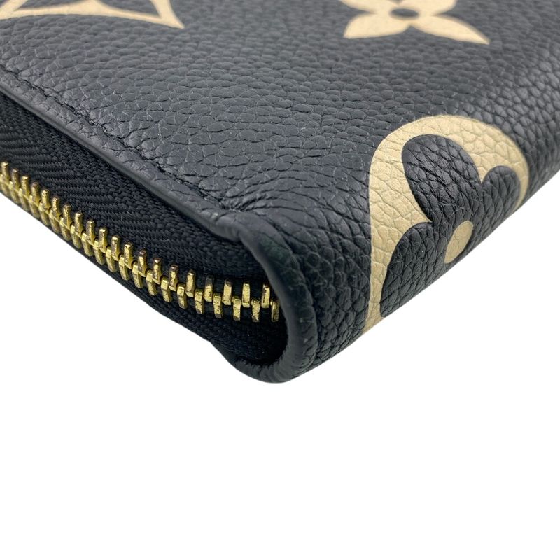 Louis Vuitton Zippy Wallet Leather Black