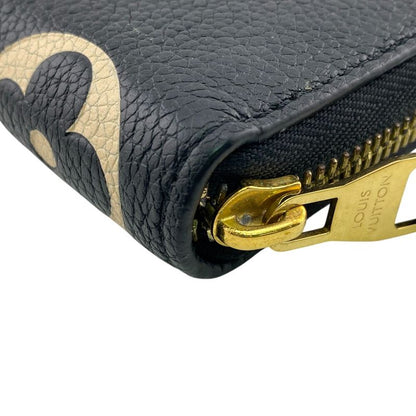 Louis Vuitton Zippy Wallet Leather Black