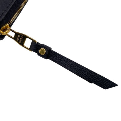 Louis Vuitton Zippy Wallet Leather Black