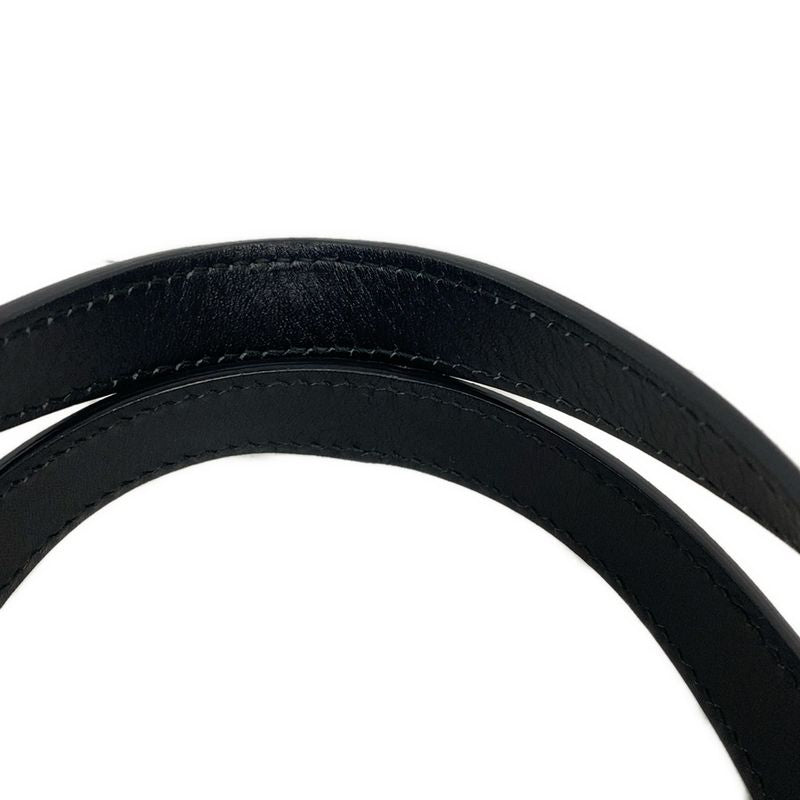 Gucci Handbag GG Pattern Sherry Black Leather