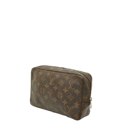 Louis Vuitton Monogram Trousse Toilette 23 Brown Leather