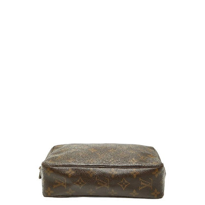Louis Vuitton Monogram Trousse Toilette 23 Brown Leather