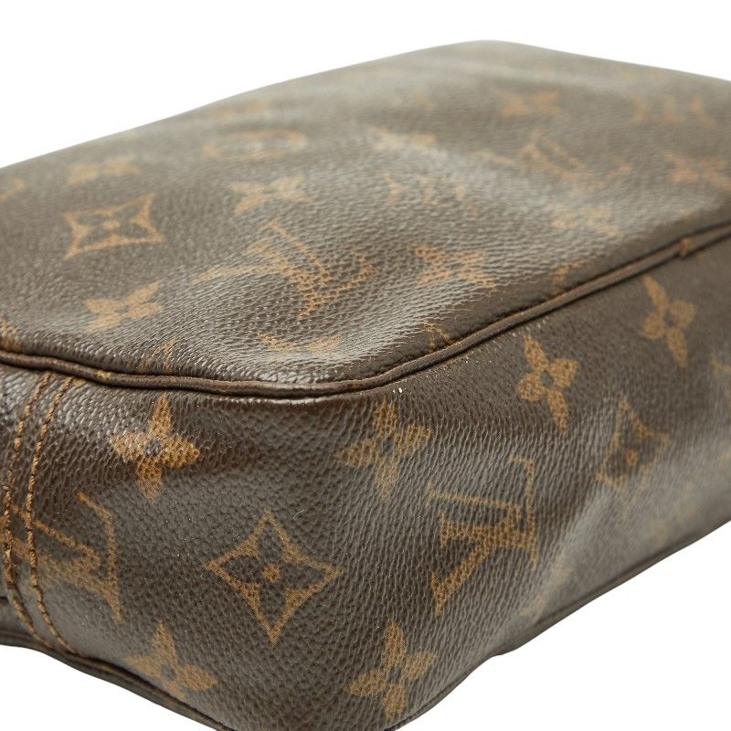 Louis Vuitton Monogram Trousse Toilette 23 Brown Leather