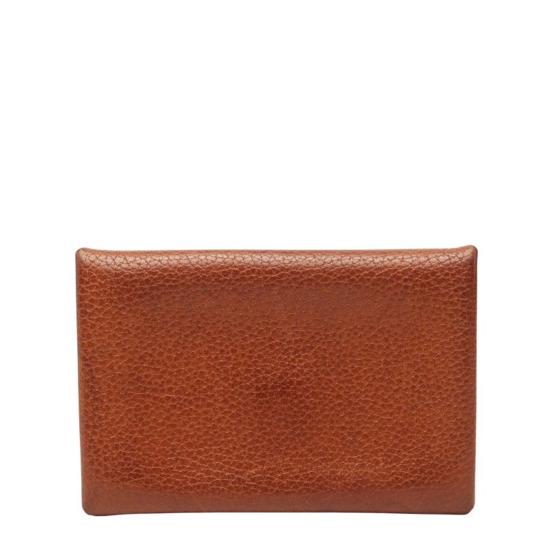 Hermes Calvi Card Case Business Holder Multi Brown Togo