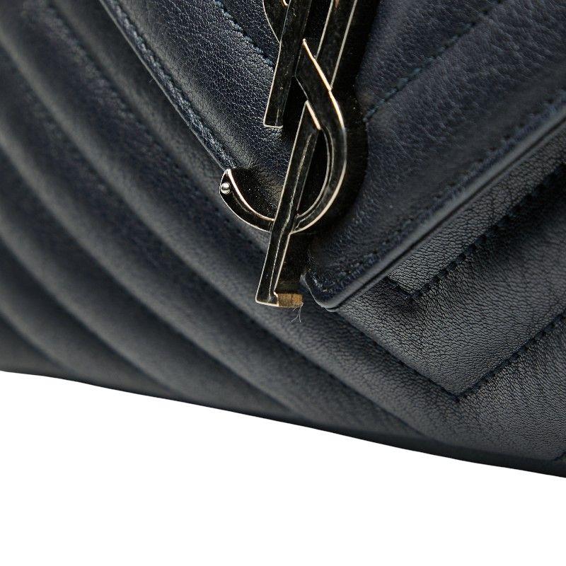 Saint Laurent Classic Monogram Chain Shoulder Bag 2-Way Black