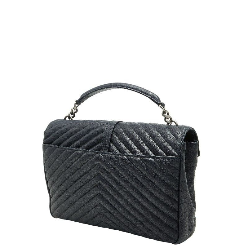 Saint Laurent Classic Monogram Chain Shoulder Bag 2-Way Black