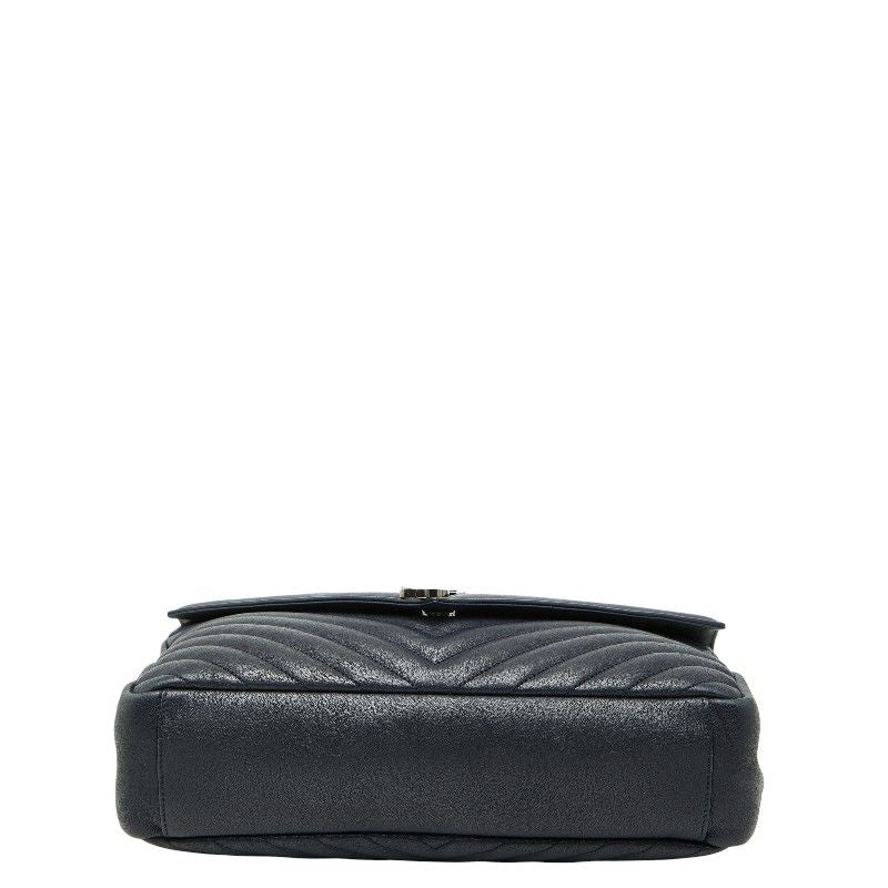 Saint Laurent Classic Monogram Chain Shoulder Bag 2-Way Black
