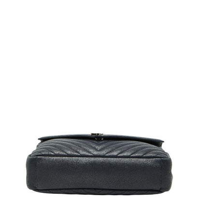 Saint Laurent Classic Monogram Chain Shoulder Bag 2-Way Black