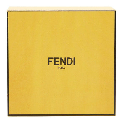 Fendi F's Hoop Earrings Silver Brass Pearl Zircon
