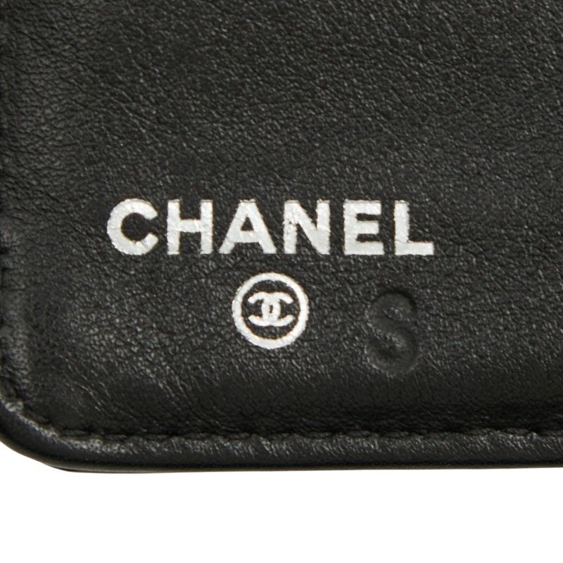 Chanel CC Logo Makeup Black Enamel